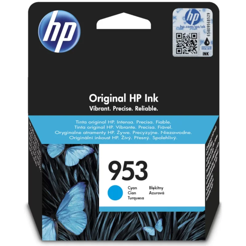 Tinta HP F6U12AE#BGX no.953 OJ PRO 8210/8218/8710/8720/8730/8740 cyan