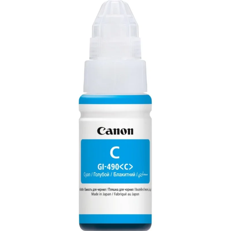 Tinta Canon GI-490c cyan #0664C001AA