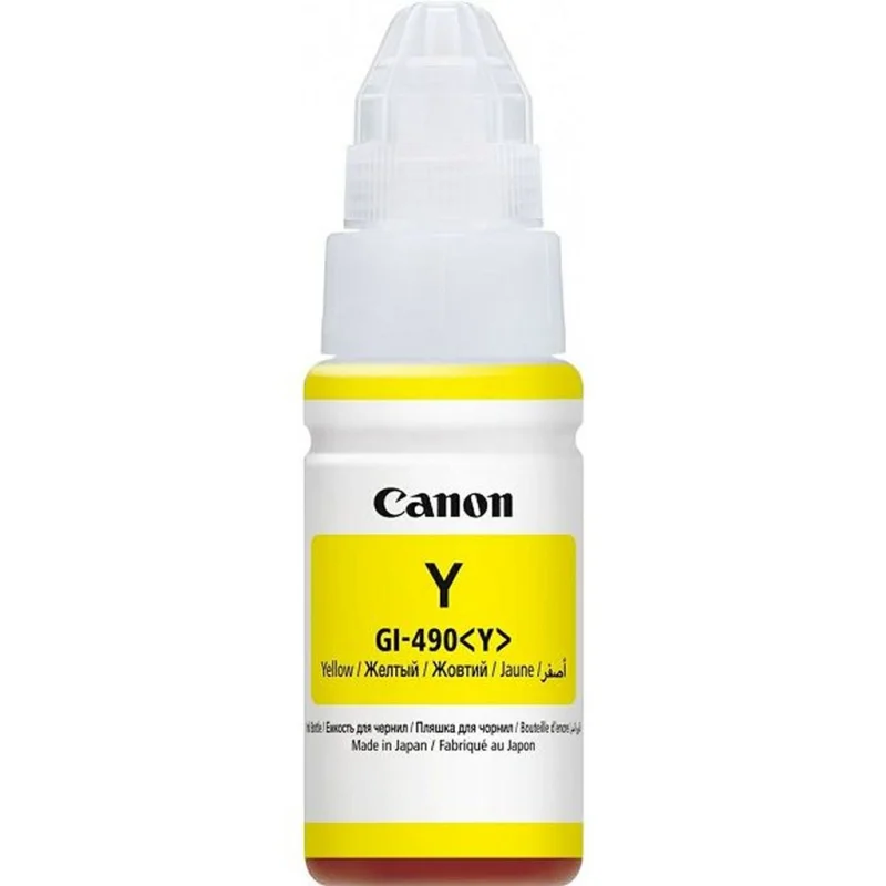 Tinta Canon GI-490y yellow #0666C001AA