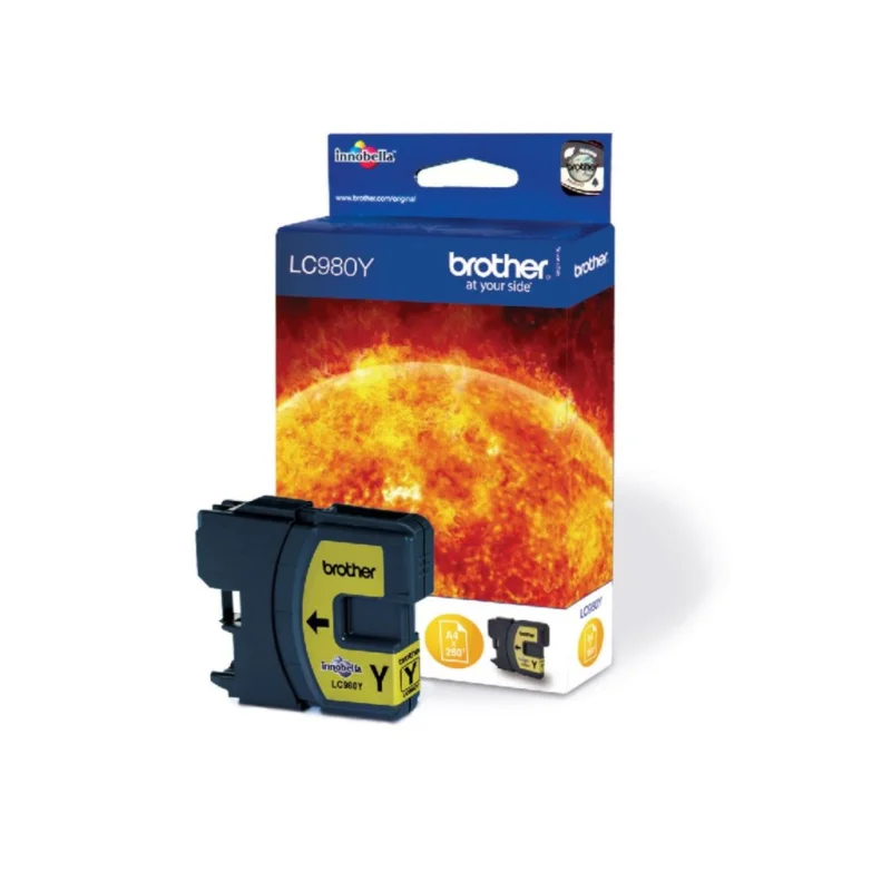 Tinta Brother LC980Y yellow 260 str.