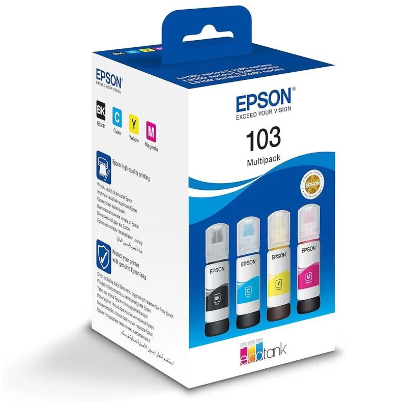 Tinta Epson 103 T00S64A multipack C13T00S64A 260ml