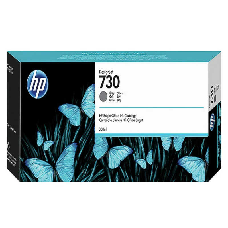Tinta HP P2V72A No.730 Designjet T1700 grey 300ml