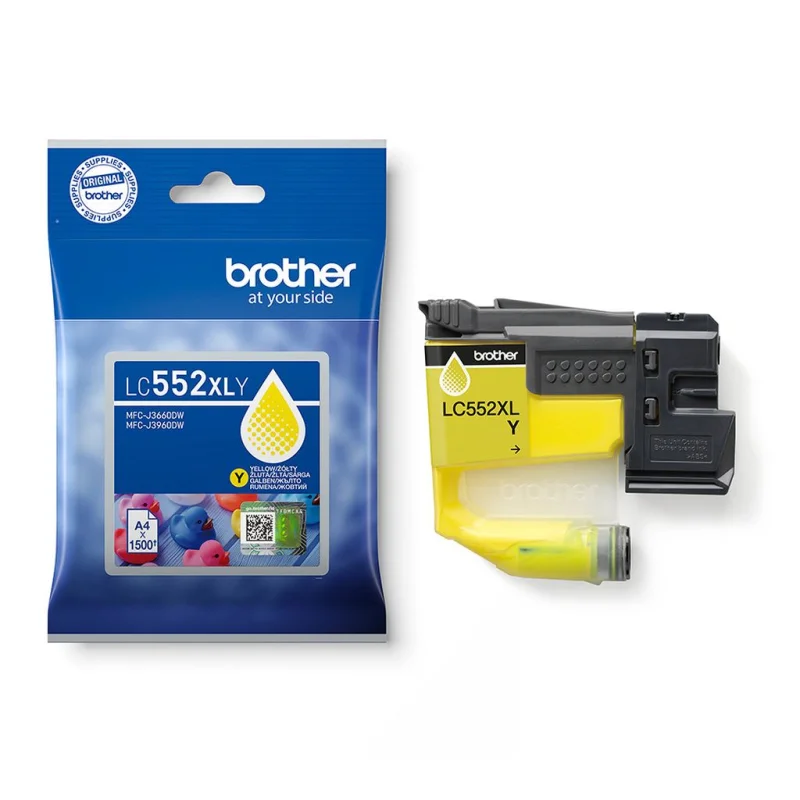 Tinta Brother LC552XLY yellow 1.5k