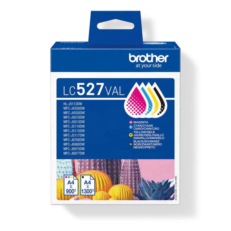 Tinta Brother LC527VAL multipack- BK,C,M,Y