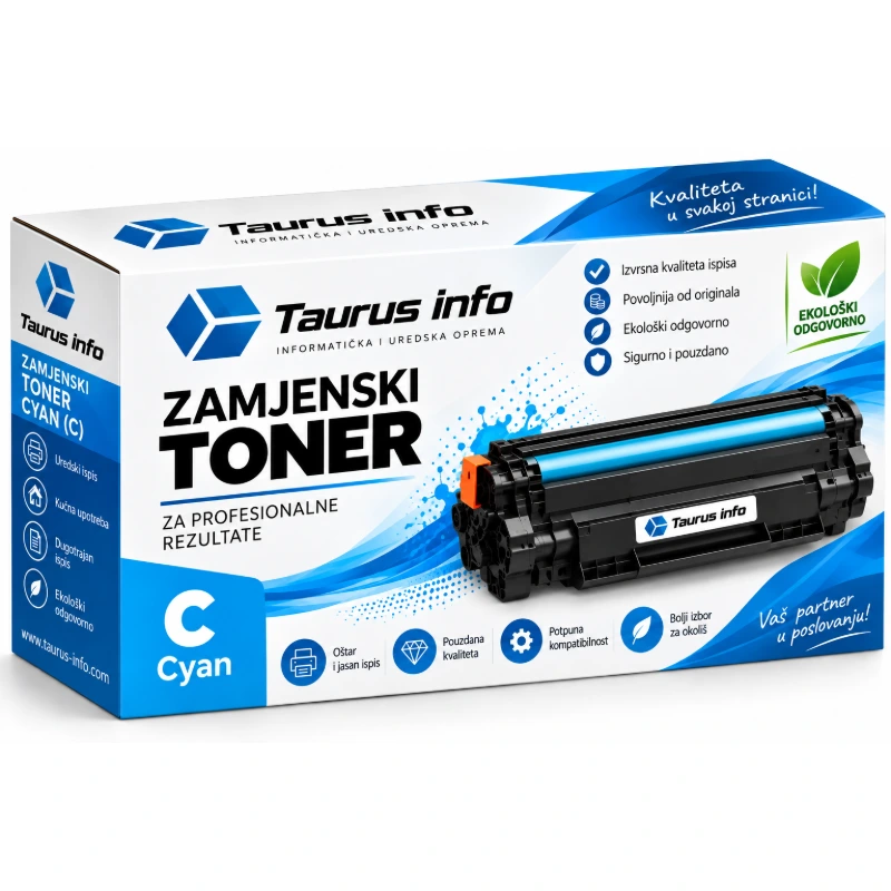Toner HP CC531A/CE411A/CF381A/CRG-718 Cyan Taurus