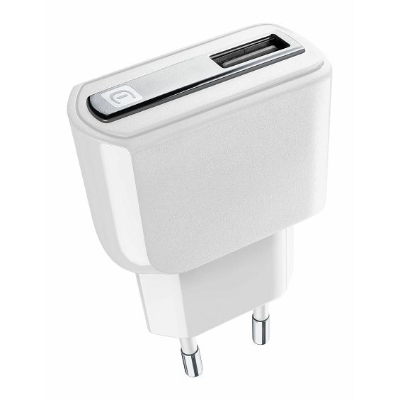 Kućni Punjač CELLULARLINE, Za Huawei/Xiaomi/Motorla, 10W, 1xUSB-A, QC, Micro USB Kabel 100cm, Bijeli