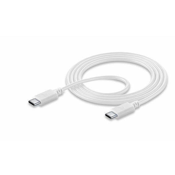 Kabel CELLULARLINE, USB-C na USB-C, 120cm, Bijeli