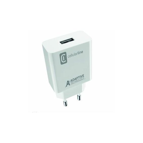 Kućni Punjač CELLULARLINE, Za Samsung, 15W, 1xUSB-A, FC, Bijeli