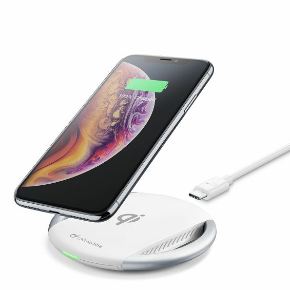 Kućni Punjač CELLULARLINE, Arena, 7.5W, Bežični, MFI, Qi, Bijeli