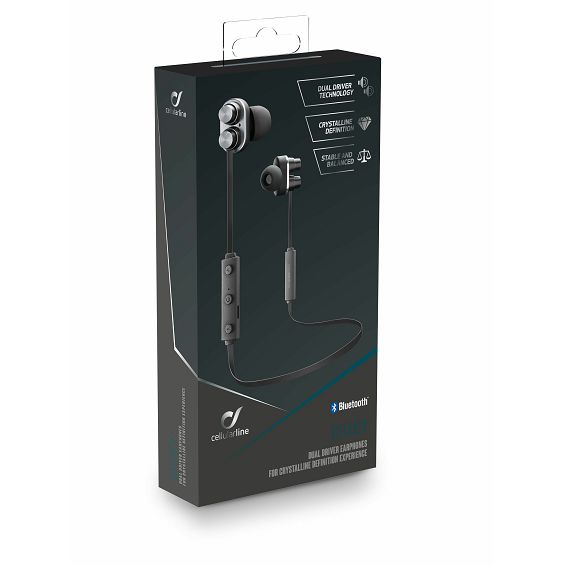 Slušalice CELLULARLINE, AQL, Duet, Bluetooth, In-Ear, Crne - Slika 2