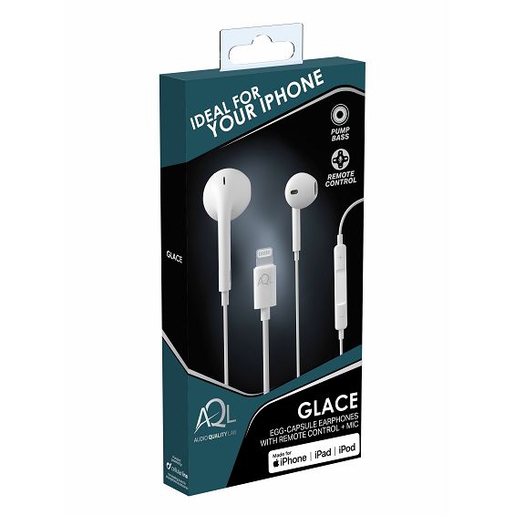 Slušalice CELLULARLINE, AQL, Glace, In-Ear, Lightning, MFI, Bijele - Slika 2