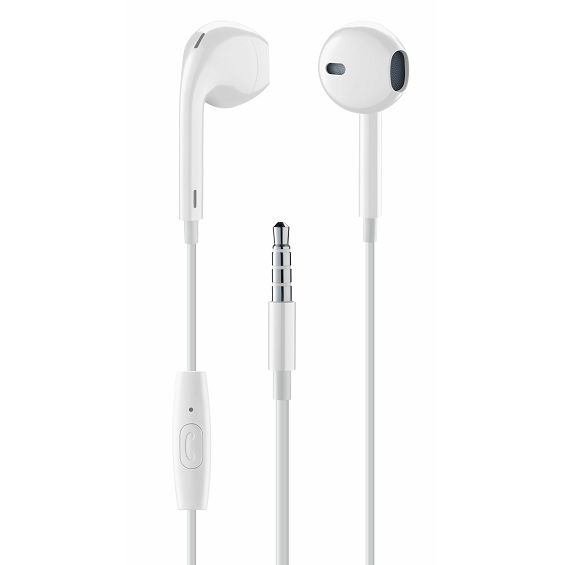 Slušalice CELLULARLINE, MUSIC SOUND, Capsule, In-Ear, 3,5mm, Bijele