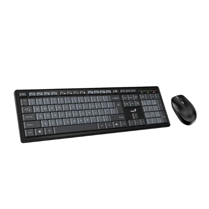 Set Genius tipkovnica smart KM-8200 + Miš bežični, crno siva - Slika 3