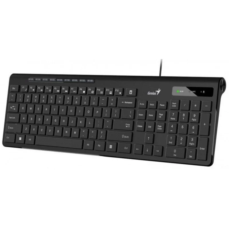 Tipkovnica Genius Slimstar 230 II USB žičana, crna US