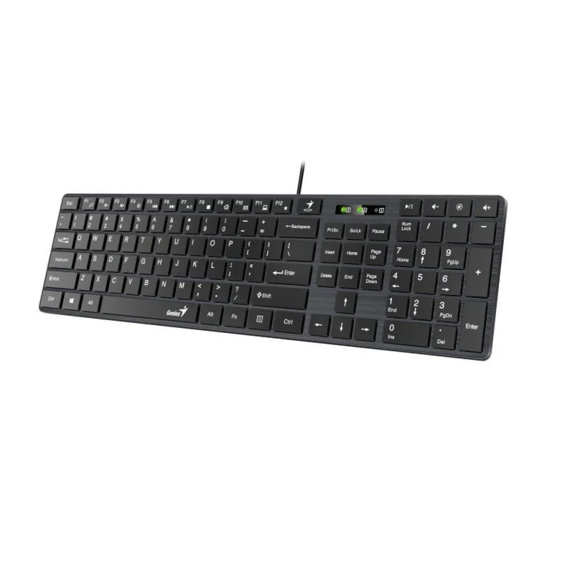 Tipkovnica Genius SlimStar 126 USB, žičana, crna