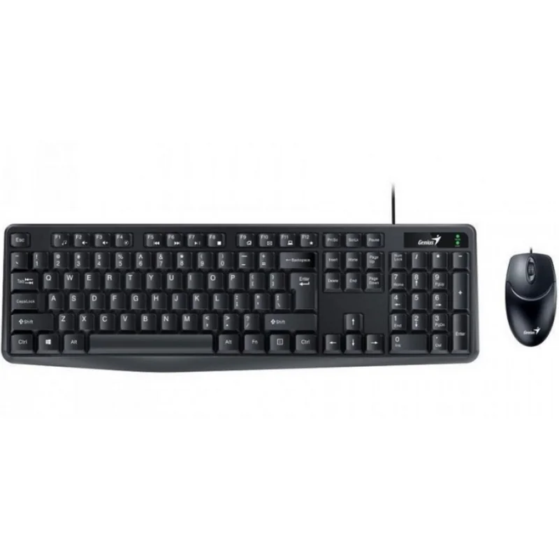 Set Genius Tipkovnica KM-170 + Miš USB žičani, crni, US