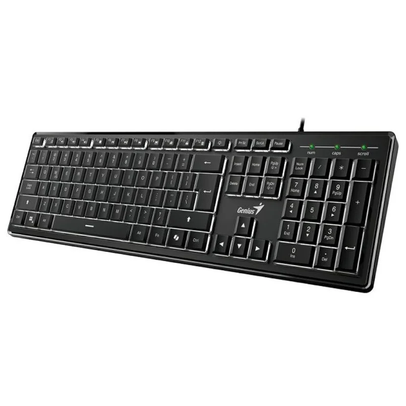 Tipkovnica Genius SlimStar 820 USB, žičana, crna