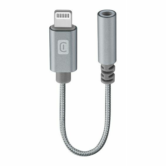 Adapter CELLULARLINE, ACL, AUX na MFI, 3.5mm (Ž) na Lightning (M), Srebrni