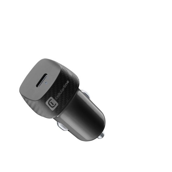 Auto Punjač CELLULARLINE, Car Power 20W, 1xUSB-C, Crni