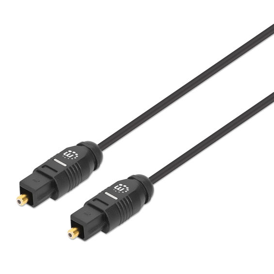 Kabel MANHATTAN 395076, Toslink Digital/Optical/Audio, 2x S/PDIF (M), GP, 3m