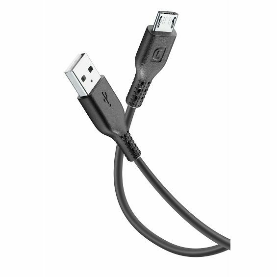 Kabel CELLULARLINE, USB-A na Micro USB, 60cm, Crni