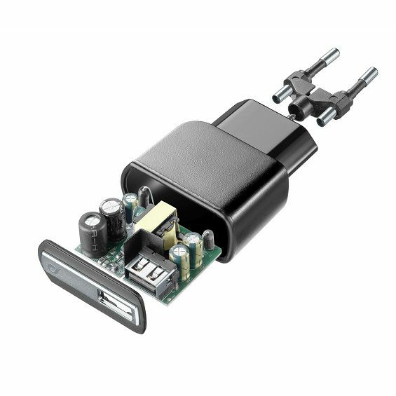 Kućni Punjač CELLULARLINE, 10W, 1xUSB-A, QC, Crni - Slika 2