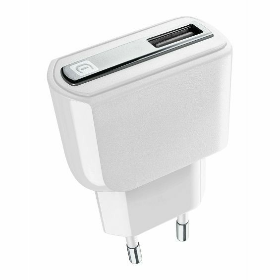 Kućni Punjač CELLULARLINE, Za Huawei/Xiaomi, 5W, 1xUSB-A, Kabel MicroUSB 100cm, Bijeli
