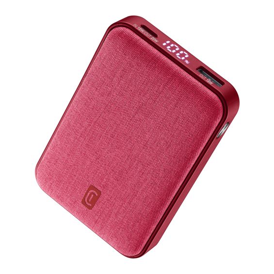 Prijenosna Baterija CELLULARLINE, Glam, 10000mAh, Red - Slika 2