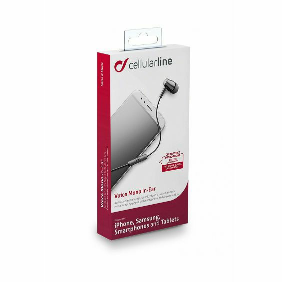 Slušalice CELLULARLINE, ACL, Voice Mono, In-Ear, 3,5mm, Crna - Slika 2