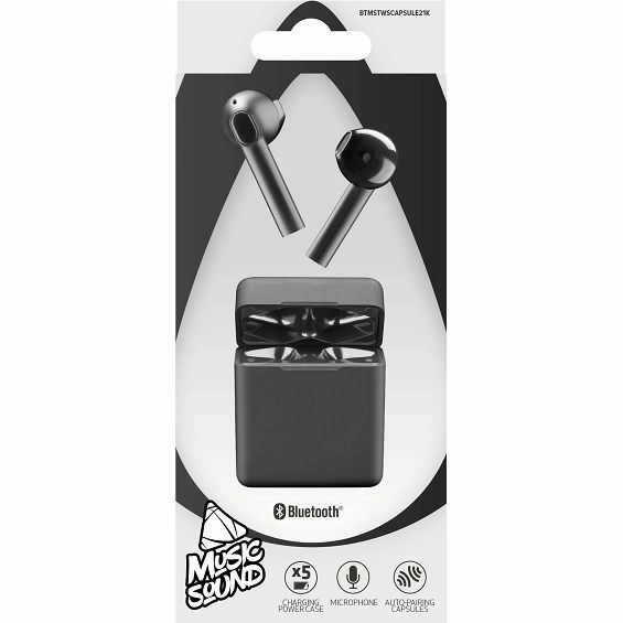 Slušalice CELLULARLINE, MUSIC SOUND, Bluetooth, In-Ear, TWS, Crne - Slika 2