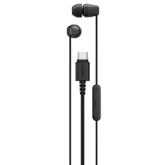 Slušalice SONY IER-EX15C, IEREX15CB.CE7, In-Eear, USB-C, Black