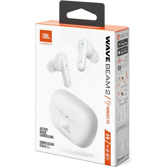 Slušalice JBL Wave Beam 2, In-Ear, TWS, Bluetooth, White - Slika 4