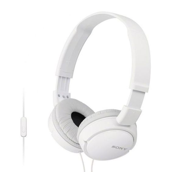 Slušalice SONY MDR-ZX110AP, MDRZX110APW.CE7, Naglavne, 3,5mm, White