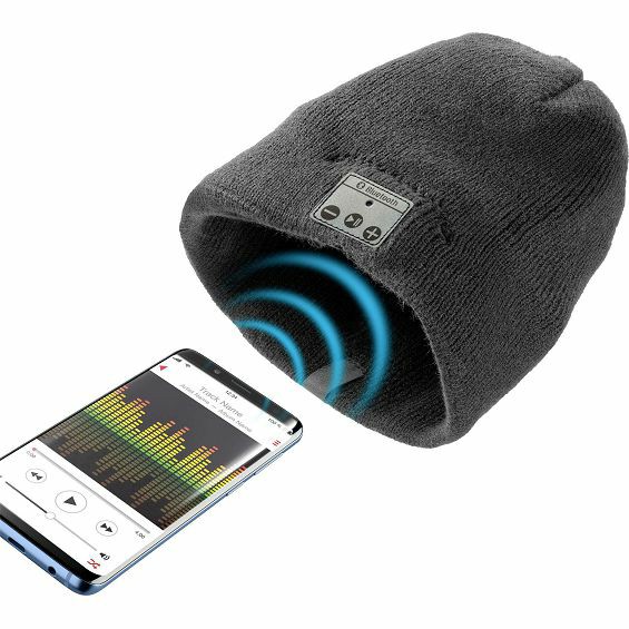 Kapa Sa Slušalicama CELLULARLINE, Music Cap 18, Bluetooth, Siva